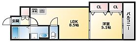 Gran QUALIOR北巽  ｜ 大阪府東大阪市寿町3丁目（賃貸アパート1LDK・1階・33.53㎡） その2