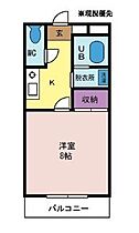 セマシャンブル  ｜ 山梨県甲斐市大下条（賃貸アパート1K・2階・26.44㎡） その2