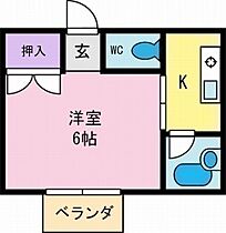 ラシャンス  ｜ 山梨県甲府市善光寺１丁目（賃貸アパート1K・2階・17.40㎡） その2