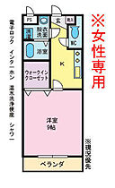 フロレスタK  ｜ 山梨県甲府市池田２丁目（賃貸アパート1K・1階・30.24㎡） その2