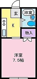 間取図画像 1K