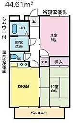 間取図画像 2DK