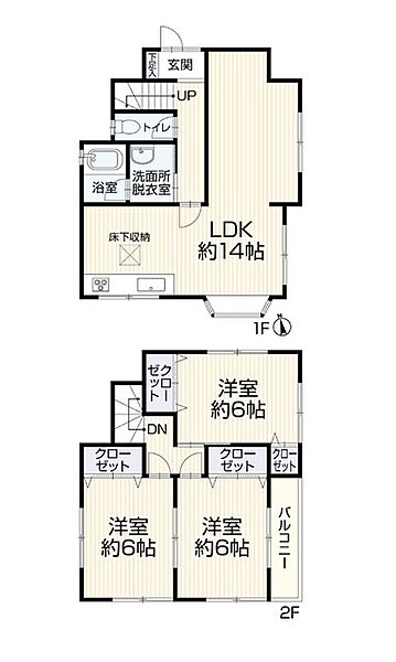 間取りを拡大表示
