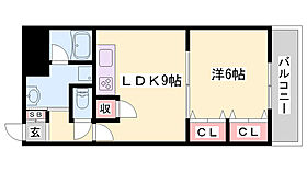 兵庫県姫路市砥堀（賃貸マンション1LDK・2階・43.06㎡） その2