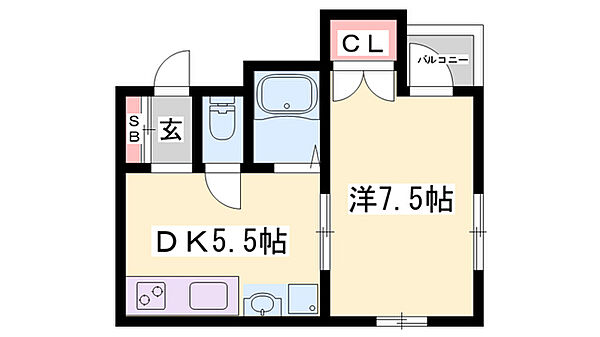 メゾン・アン・シャンテ ｜兵庫県加古川市平岡町一色(賃貸マンション1DK・2階・30.00㎡)の写真 その1