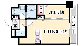 レジデンスｈ忍町  ｜ 兵庫県姫路市忍町（賃貸マンション1LDK・5階・32.43㎡） その2