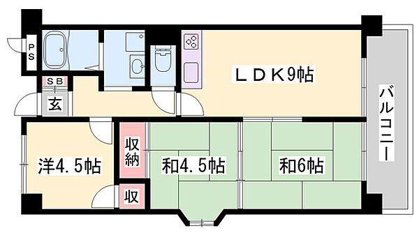 兵庫県加古川市平岡町新在家(賃貸マンション3LDK・4階・54.50㎡)の写真 その1