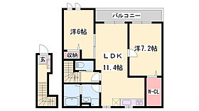 兵庫県西脇市野村町（賃貸アパート2LDK・2階・59.34㎡） その2