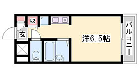 プリモローザＭ  ｜ 兵庫県姫路市北平野2丁目（賃貸マンション1R・1階・24.84㎡） その2