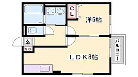 レトアKei  ｜ 兵庫県姫路市飾磨区宮（賃貸アパート1LDK・2階・34.13㎡） その2