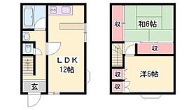 大野連棟  ｜ 兵庫県加古川市加古川町大野（賃貸アパート2LDK・1階・66.24㎡） その1