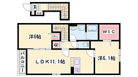 リヴィエール・デュアルA  ｜ 兵庫県姫路市四郷町東阿保（賃貸アパート2LDK・2階・58.64㎡） その2