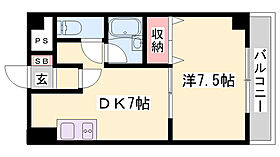 アルコ・ラ・カーサ佃町  ｜ 兵庫県姫路市佃町（賃貸マンション1DK・3階・32.09㎡） その2