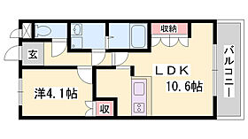 ルーエン・ハイム  ｜ 兵庫県姫路市北原（賃貸アパート1LDK・1階・36.00㎡） その2