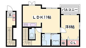 ココアガーデンII  ｜ 兵庫県姫路市東山（賃貸アパート1LDK・2階・45.97㎡） その2