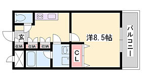 ヴィラコート網干  ｜ 兵庫県揖保郡太子町糸井（賃貸マンション1K・2階・29.25㎡） その2