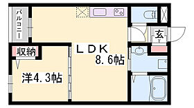 兵庫県姫路市豊沢町（賃貸マンション1LDK・4階・30.47㎡） その2