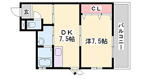 カサグランデモモ  ｜ 兵庫県姫路市安田4丁目（賃貸マンション1DK・3階・36.39㎡） その2