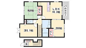 グラディートI  ｜ 兵庫県加古川市加古川町友沢（賃貸アパート3LDK・2階・67.43㎡） その2