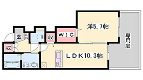 アクロポリスVI  ｜ 兵庫県姫路市野里（賃貸アパート1LDK・1階・43.20㎡） その2