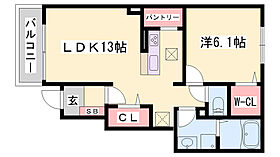 グラン　フィオーレＡ  ｜ 兵庫県神崎郡福崎町南田原（賃貸アパート1LDK・1階・45.77㎡） その2