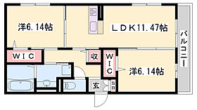 ROYAL　D-room  ｜ 兵庫県加古川市平岡町新在家（賃貸アパート2LDK・3階・57.95㎡） その2