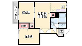 ベルクエム  ｜ 兵庫県たつの市揖西町土師（賃貸アパート2LDK・1階・51.79㎡） その2