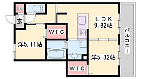 ヴィラ　ルーチェ  ｜ 兵庫県姫路市北条（賃貸アパート2LDK・1階・52.27㎡） その2