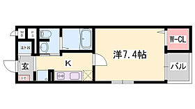 ブルーベル  ｜ 兵庫県姫路市市之郷（賃貸マンション1K・4階・27.91㎡） その2