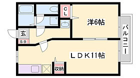 ウスキハイツ  ｜ 兵庫県姫路市網干区宮内（賃貸アパート1LDK・2階・40.00㎡） その2