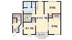 シャン・ドール生駒B 2階