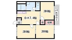 メゾン白国2号 2階/-