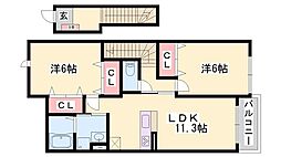 ビオレ榎ノ森II 2階