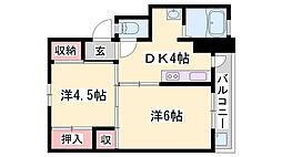 間取図画像 2DK
