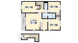 メゾン　クレール 2階/-