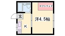 シティコーポ今宿 1Kの間取図画像