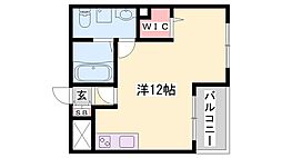 ソプラリア ワンルームの間取図画像