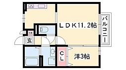 サンライズ城南 2階