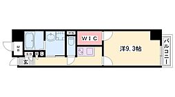 キャッスルコート龍野町2 1Kの間取図画像
