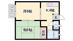 グレイスフルコート 2Kの間取図画像