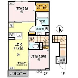アンクレール 2階