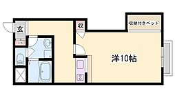 ステージ1 1Kの間取図画像