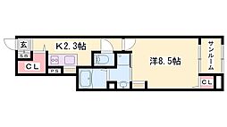 ヴァンベール田寺B 1階