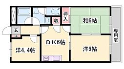 プチシャトー御立 1階/-