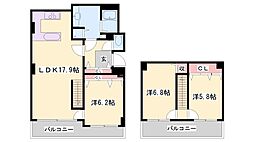 リブレ北新在家 3LDKの間取図画像