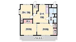 サンファミール西庄 2階/-