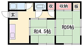 兵庫県姫路市幸町（賃貸アパート2K・1階・33.07㎡） その2