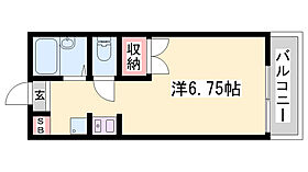 兵庫県姫路市玉手1丁目（賃貸アパート1R・2階・19.55㎡） その2