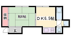 兵庫県姫路市保城（賃貸アパート1DK・2階・34.50㎡） その2