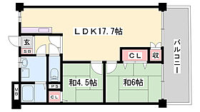 兵庫県姫路市田寺5丁目（賃貸マンション2LDK・3階・60.12㎡） その2